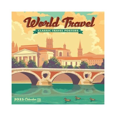 World Travel Adg 12 X 12 Wall 2026