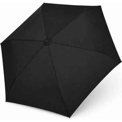Doppler zero flat uni simply black skládací deštník černý
