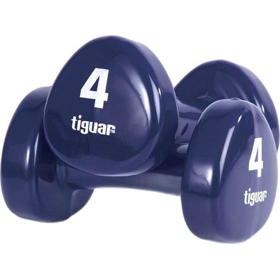 Tiguar jednoruční vinylové činky 4 kg