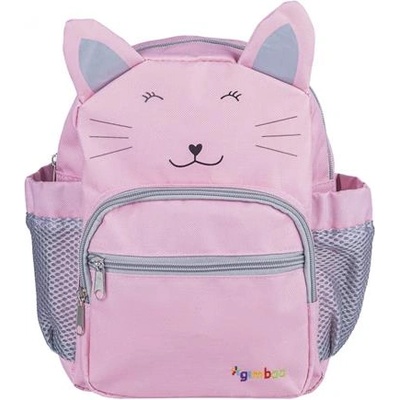Раница за малки деца, 3 отделения, "Gimboo", котешка, розова 2795001PL-26 (2795001PL-26)