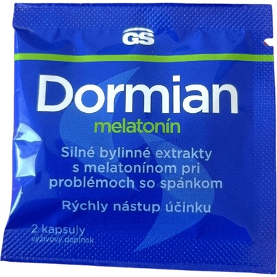 GS Dormian melatonín 2 kapsule