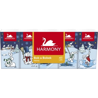 Harmony Prima Bob a Bobek 3-vrstvé 10 x 10 ks – Zboží Dáma