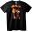 NOONEBRAND Тениска LOVE IS LOVE Chibi Avengers - M, Black