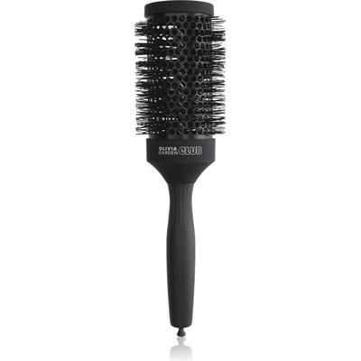 Olivia Garden Club The Glow Blowout Ceramic Round Brush Black кръгла четка за коса