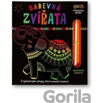 Farebné zvieratá Vyškrabávacie obrázky