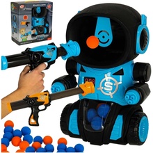 Ikonka Hladný robot cieľ streľba arkádová hra set zbraň + gule