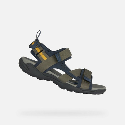 Geox Хаки мъжки сандали Geox Terreno + Grip Geox | Zelen | МЪЖЕ | 41