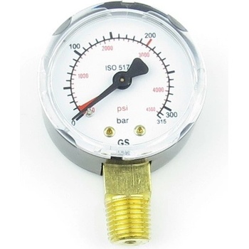GCE Manometr 0-315 bar CO2, N2 (tlak v lahvi)
