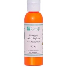 dpCraft Neonová akrylová barva 60 ml oranžová