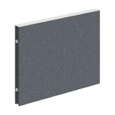 Office Pro Paraván Akustik na stôl 60 cm - TPA S 600 antracit