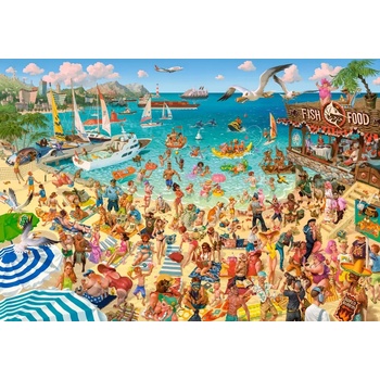 Image 1 of Castorland - Puzzle Art collection: Fun by the Sea - 1 000 piese