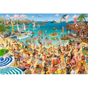 Castorland - Puzzle Art collection: Fun by the Sea - 1 000 piese