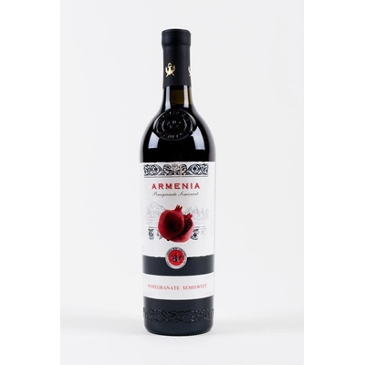 Armenia Wine Pomegranate Semisweet polosladké červené 11,5% 0,75 l (holá láhev) – Zboží Mobilmania