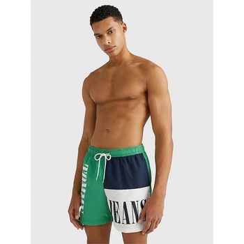 Tommy Hilfiger Underwear pánské vzorované plavky modré/zelené