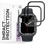 Techsuit Протектор за Apple Watch 7 / 8 / 9 (45mm) - Nano Flex (2 pack) - Techsuit - Черен