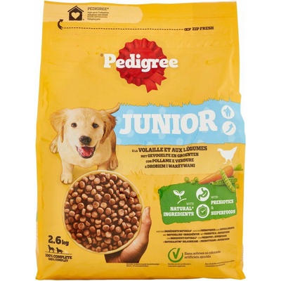 Pedigree Puppy Hydinové mäso & zelenina 2,6 kg