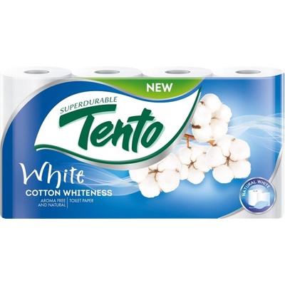 Tento bílý 2-vrstvý 8 rolí