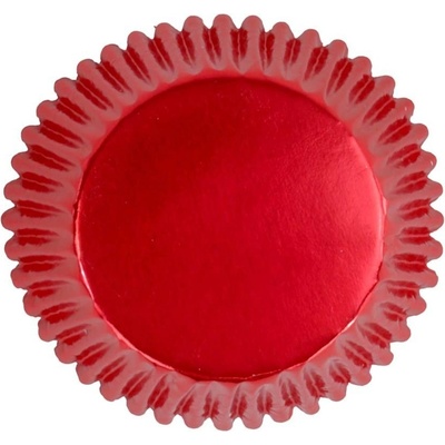 PME košíčky na muffiny Metallic red červené 50x28mm 30ks