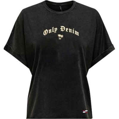 ONLY Тениска onlpamela s/s fold up tee cs jrs