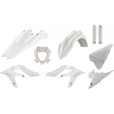 POLISPORT kompletní sada plastů BETA X-TRAINER 20-22 v sadě kryt světla (8667300001) a kryty tlumičů (8398700001) barva bílá