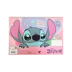 Gim Скицник 23х33см 40 листа+стикери Stitch