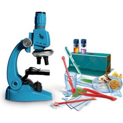Clementoni SCIENCE - СУПЕР Микроскоп 1200x, 50 експеримента