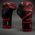 Venum | Официален Вносител за България Боксови Ръкавици Venum Matupa - Black/Red/Silver - 16 oz