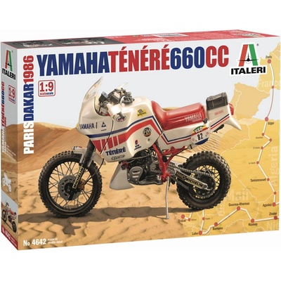 Italeri Yamaha Tenere 660 cc Paris Dakar 1986 1:9