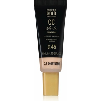 Dripping Gold CC Me In Mini Trial ľahký make-up SPF45 Shortbread 2.5 5 ml