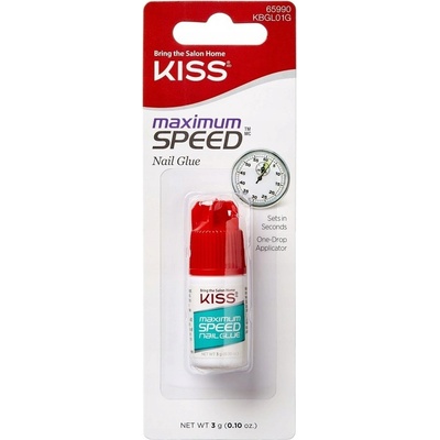 Kiss Maxi mum Speed Nail Glue Lepidlo na nechty rýchloschnúce 3 g
