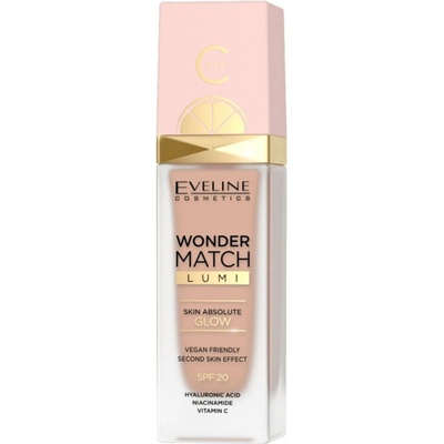 Wonder Match Lumi osvětlující make-up č. 20 nahá Eveline 30 ml
