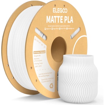 Elegoo PLA Matte White - 1, 75 mm / 1000 g (50.203.0251)