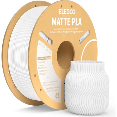 Elegoo PLA Matte White - 1, 75 mm / 1000 g (50.203.0251)