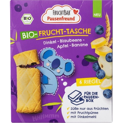 Fruchtbar bio Taštička borůvka jablko banán 132 g