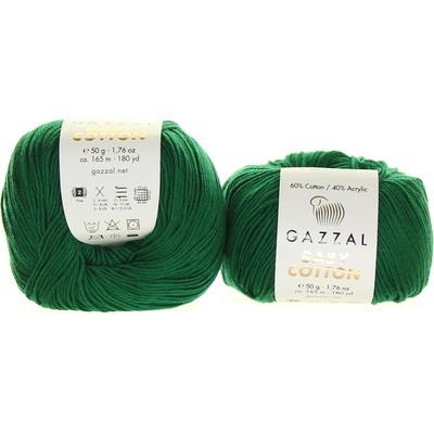 Gazzal Baby Cotton 3467 smaragdová