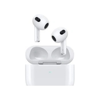 Apple Безжични слушалки, Apple, AirPods 3 mit MagSafe Charging Case, бели (MME73TY/A)