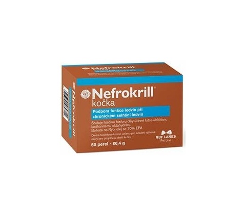 Nefrokrill pre psov 60 tob