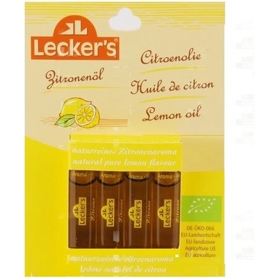 Lecker´S Bio citrónový olej 4 x 2 ml