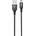 Dudao 3A 30W L3SL USB-A - Lightning Cable Braided 1.2m - Черен (L3SL)