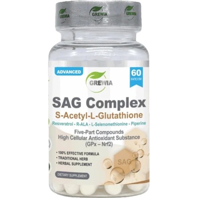 Grewia SAG Complex | S-Acetyl-L-Glutathione [60 капсули]