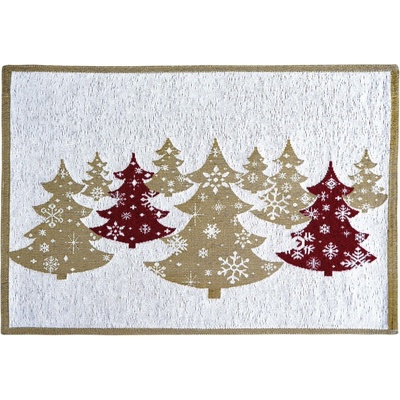SCANquilt Prestieranie motiv stromy s vločkami 32x48cm