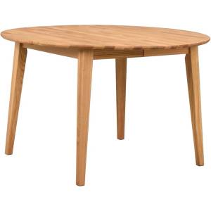 Rowico Home Кръгла сгъваема трапезна маса от масивен дъб в естествен цвят ø 120 cm Filippa - Rowico (113798)