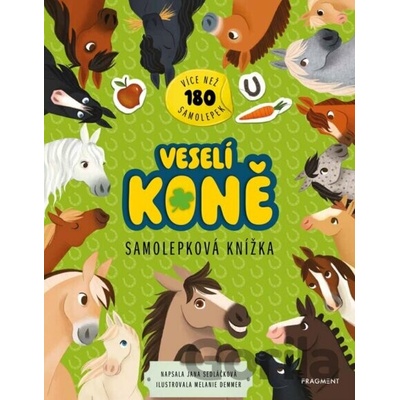 Samolepková knížka veselí koně