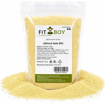 Fitboy Jahlová kaša Bio 0,5 kg