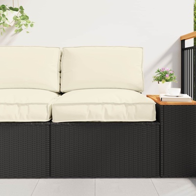 vidaXL Комплект възглавници за палет 2 pcs Крем Оксфордска тъкан (3329061)