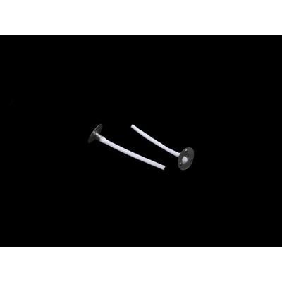 Stoklasa Knot na svíčky s plíškem 4,3 cm bílá
