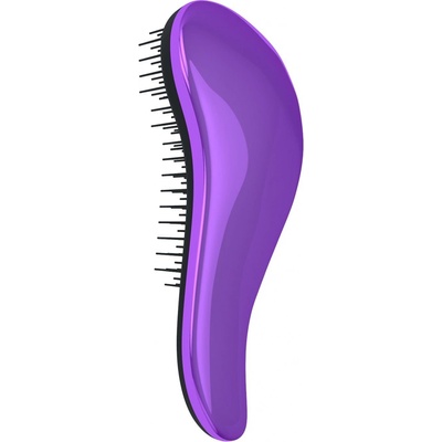 Detangler Metallic Purple rozčesávacia kefa na vlasy s rukoväťou