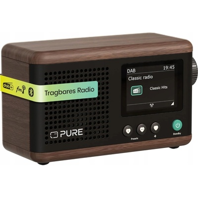 Rádio PURE Classic Mini DAB+čierna