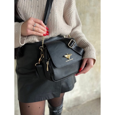 Laura Biaggi Štýlová kabelka DX-JS247-blackMAT