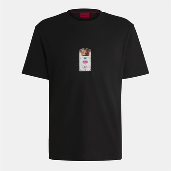 Hugo Тениска Hugo Men's Regular Fit T-Shirt - Black 001